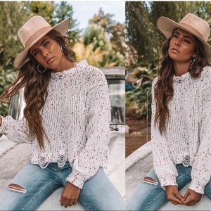 ✨NEW✨ knit confetti sweater | S